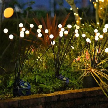 LED Luce solare decorativa 8xLED/1,2V 3000K 73 cm IP44