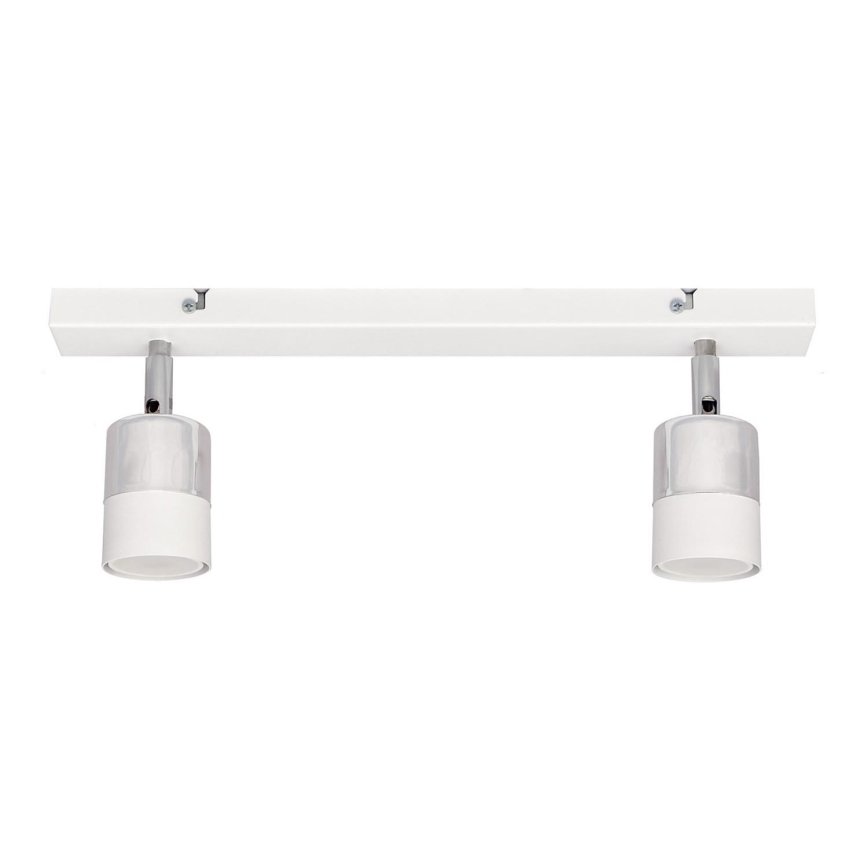 LED Luce Spot a LED TUBSSON 2xGU10/4,8W/230V bianco/cromo lucido