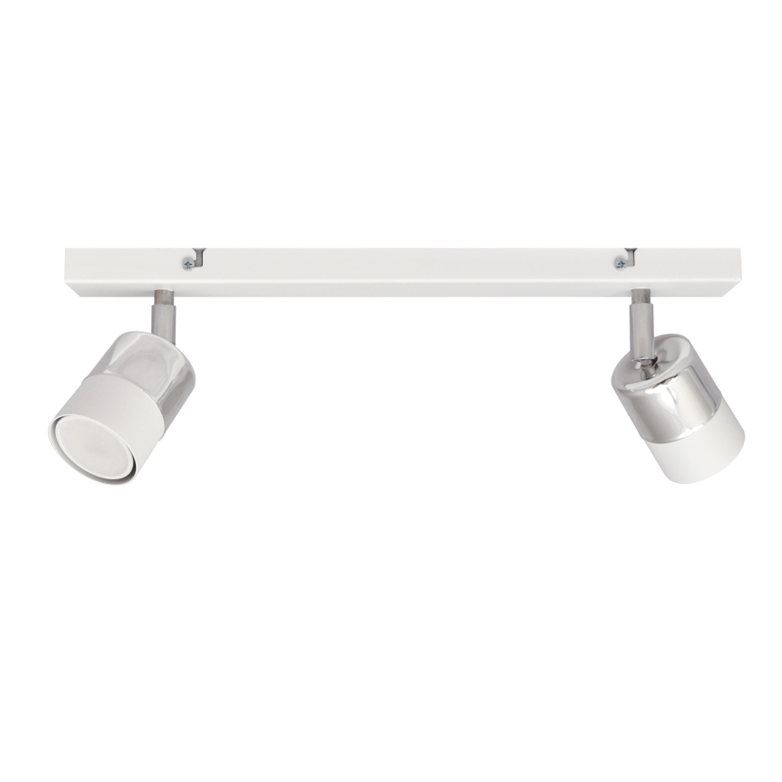 LED Luce Spot a LED TUBSSON 2xGU10/4,8W/230V bianco/cromo lucido