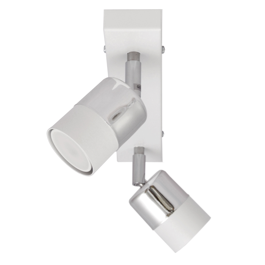 LED Luce Spot a LED TUBSSON 2xGU10/4,8W/230V bianco/cromo lucido