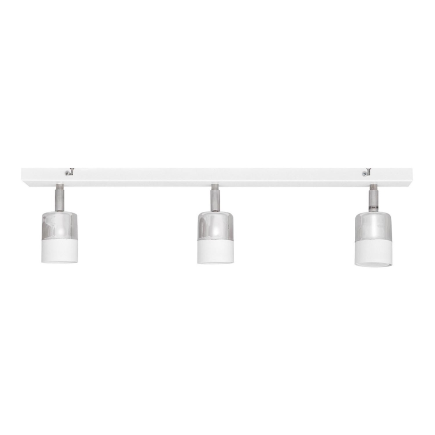 LED Luce Spot a LED TUBSSON 3xGU10/4,8W/230V bianco/cromo lucido