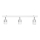 LED Luce Spot a LED TUBSSON 3xGU10/4,8W/230V bianco/cromo lucido
