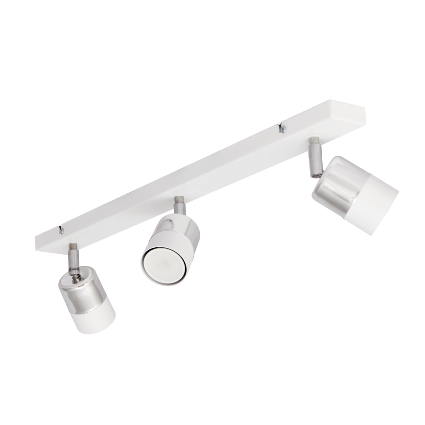 LED Luce Spot a LED TUBSSON 3xGU10/4,8W/230V bianco/cromo lucido