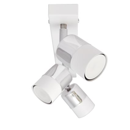 LED Luce Spot a LED TUBSSON 3xGU10/4,8W/230V bianco/cromo lucido