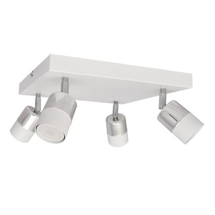 LED Luce Spot a LED TUBSSON 4xGU10/4,8W/230V bianco/cromo lucido