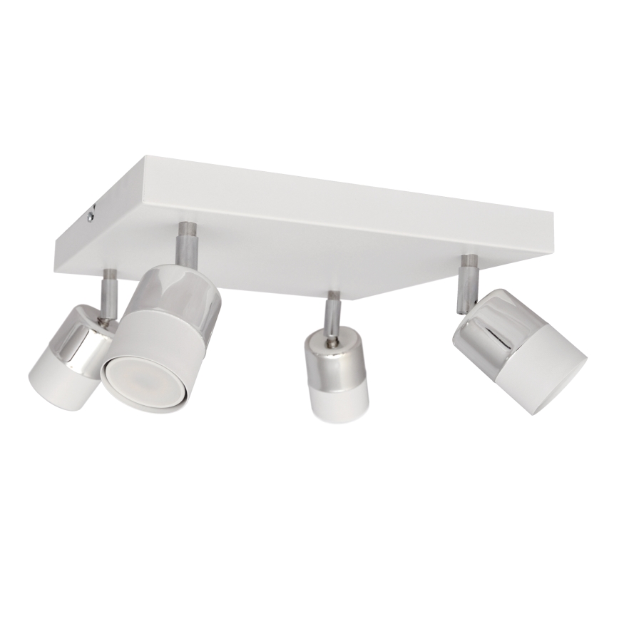 LED Luce Spot a LED TUBSSON 4xGU10/4,8W/230V bianco/cromo lucido