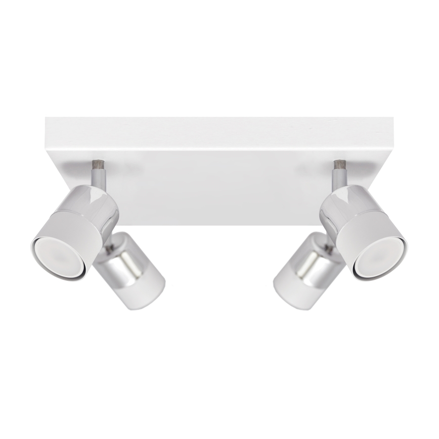 LED Luce Spot a LED TUBSSON 4xGU10/4,8W/230V bianco/cromo lucido
