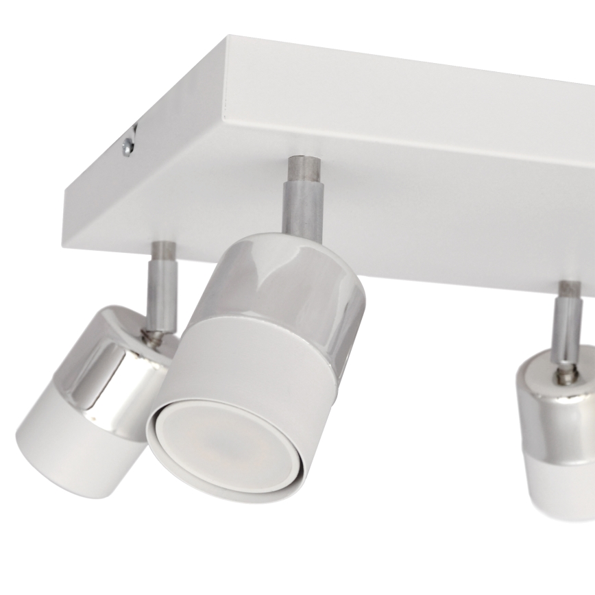 LED Luce Spot a LED TUBSSON 4xGU10/4,8W/230V bianco/cromo lucido
