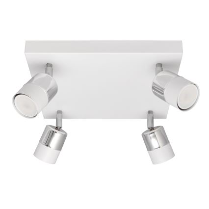 LED Luce Spot a LED TUBSSON 4xGU10/4,8W/230V bianco/cromo lucido
