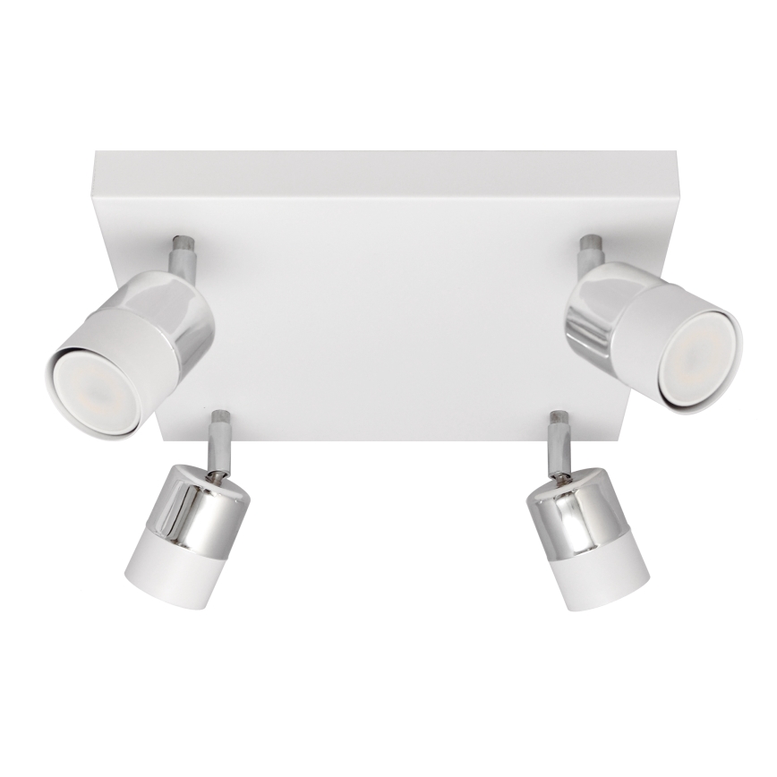 LED Luce Spot a LED TUBSSON 4xGU10/4,8W/230V bianco/cromo lucido
