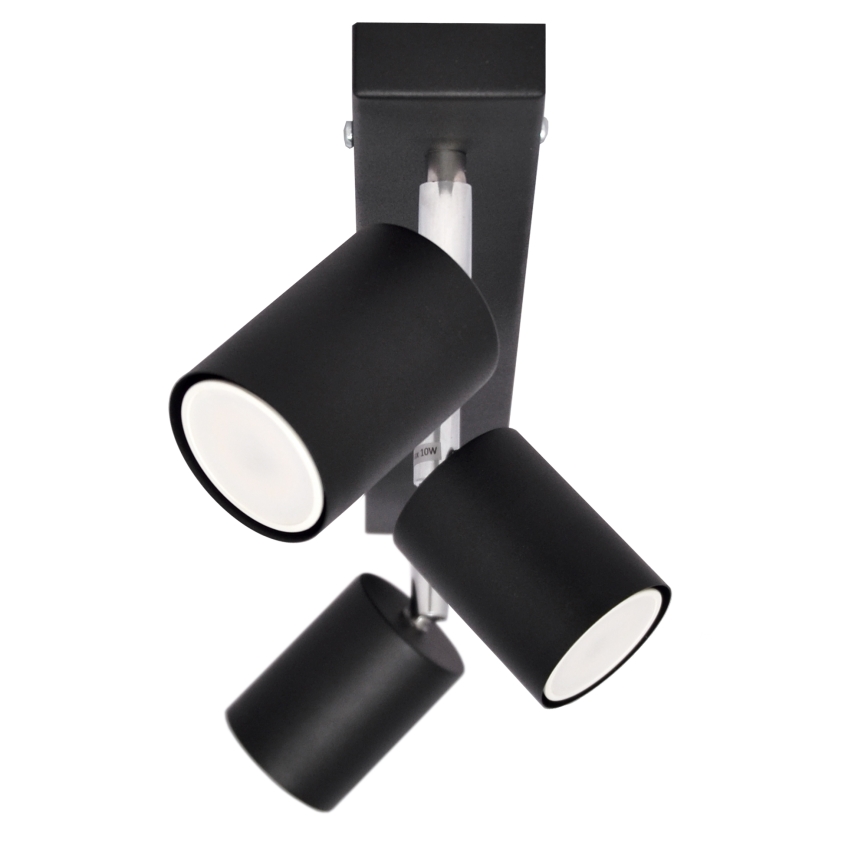 LED Luce Spot a LED TUNE 3xGU10/4,8W/230V nero