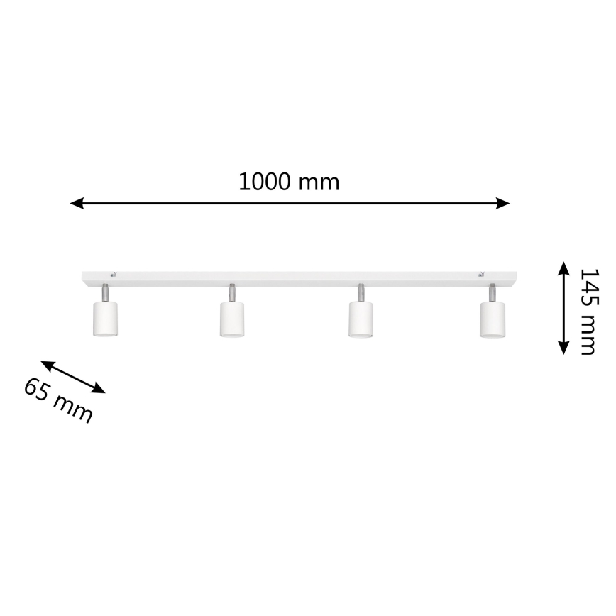 LED Luce Spot a LED TUNE 4xGU10/4,8W/230V bianco