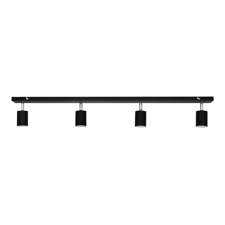 LED Luce Spot a LED TUNE 4xGU10/4,8W/230V nero