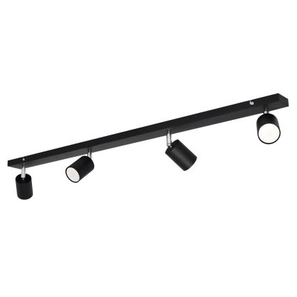LED Luce Spot a LED TUNE 4xGU10/4,8W/230V nero