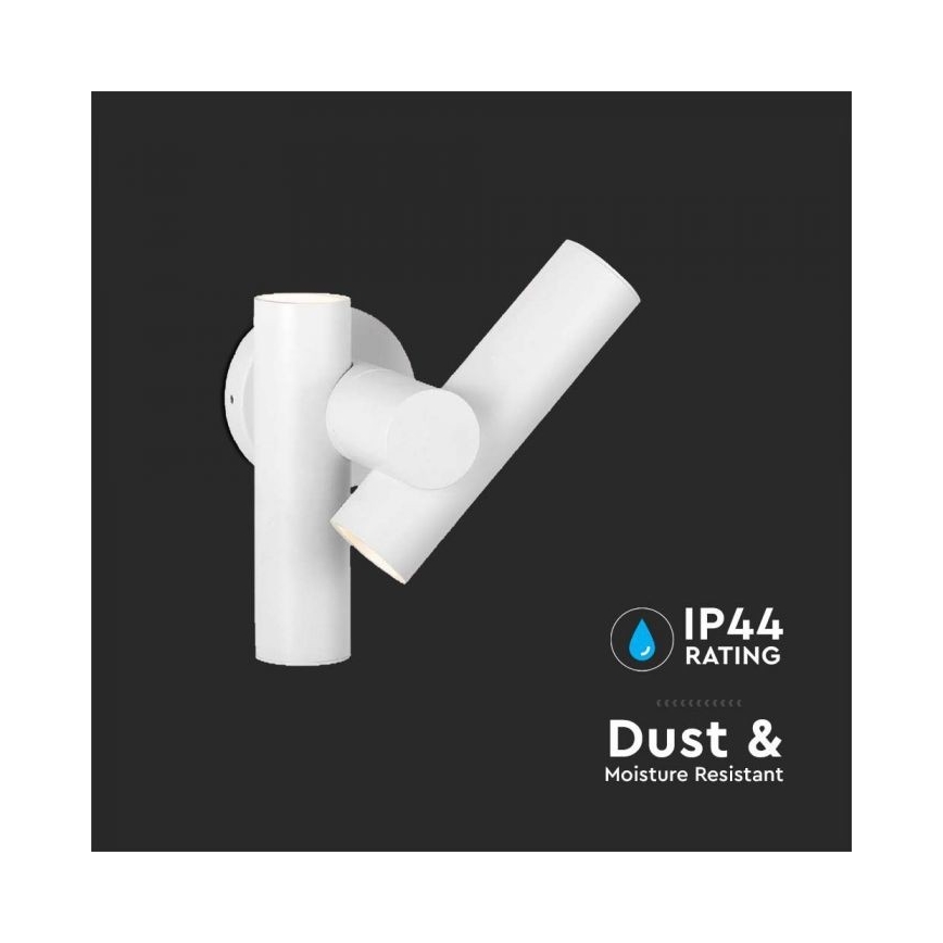 LED da esterno wall flexible Luce Spot 2xLED/3W/230V 4000K IP44 bianco