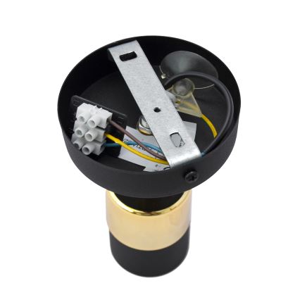 LED Luce Spot da parete a LED TUBSSON 1xGU10/4,8W/230V nero/oro