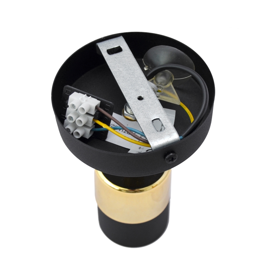 LED Luce Spot da parete a LED TUBSSON 1xGU10/4,8W/230V nero/oro