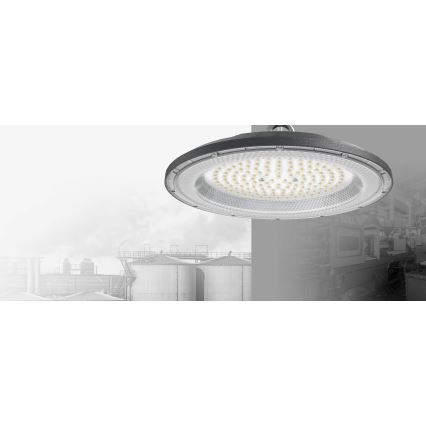 LED Luce tecnica per impieghi gravosi HIGHBAY LED/100W/230V 4500K IP65 grigio
