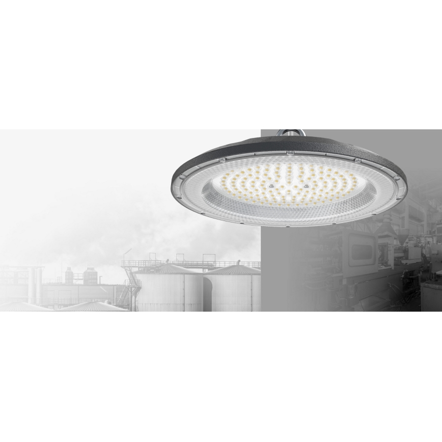 LED Luce tecnica per impieghi gravosi HIGHBAY LED/100W/230V 4500K IP65 grigio