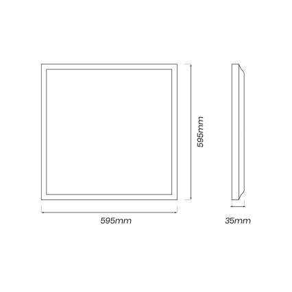 LED Pannello LED/40W/230V 4000K 60x60 cm