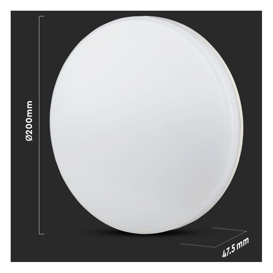 LED Plafoniera da bagno SAMSUNG CHIP LED/15W/230V 20cm 6500K IP44