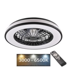 LED Plafoniera dimmerabile con ventilatore LED/48W/230V 3000-6500K + telecomando