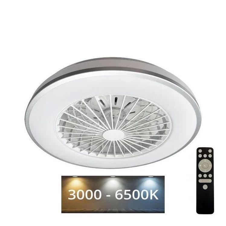 LED Plafoniera dimmerabile con ventilatore OPAL LED/48W/230V 3000-6500K + telecomando