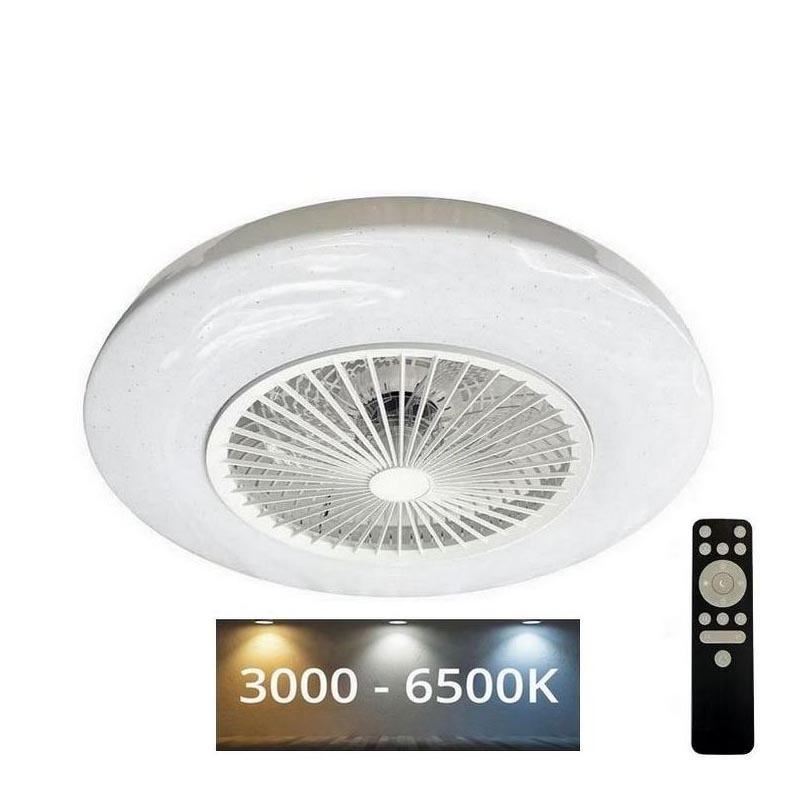 LED Plafoniera dimmerabile con ventilatore OPAL LED/72W/230V 3000-6500K + telecomando