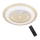 LED Plafoniera dimmerabile con ventilatore ZEPHYR LED/48W/230V 3000-6000K oro + telecomando