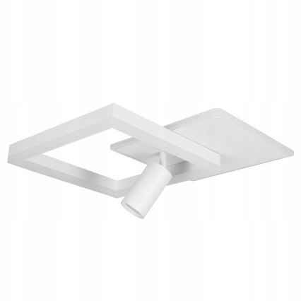 LED Plafoniera LED/38W/230V + 1xGU10/30W bianca