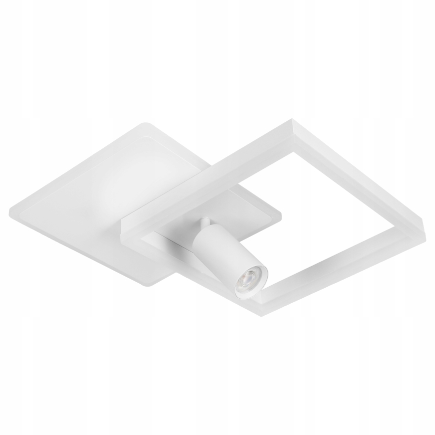 LED Plafoniera LED/38W/230V + 1xGU10/30W bianca