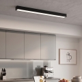 LED Plafoniera/sospensione a cavo LED/44W/230V 4000K 120 cm nero