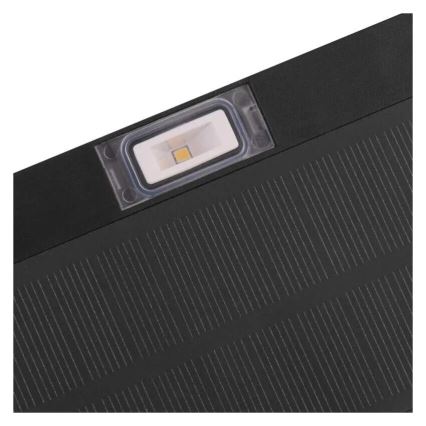 LED Proiettore solare con sensore di movimento LED/3,7V 1200mAh 4000K IP65 nero