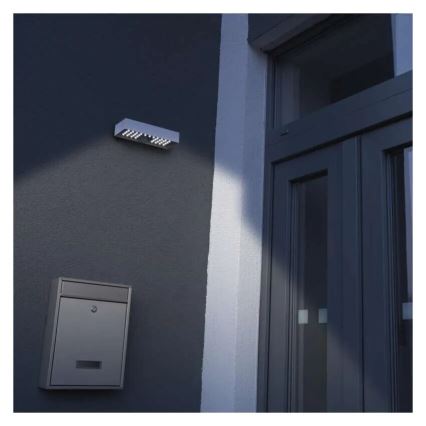 LED Proiettore solare con sensore di movimento LED/3,7V 3000mAh 4000K IP65 bianco