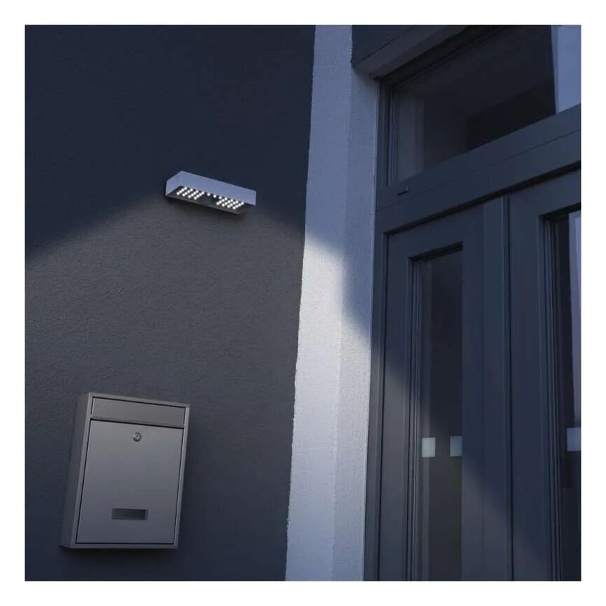 LED Proiettore solare con sensore di movimento LED/3,7V 3000mAh 4000K IP65 bianco