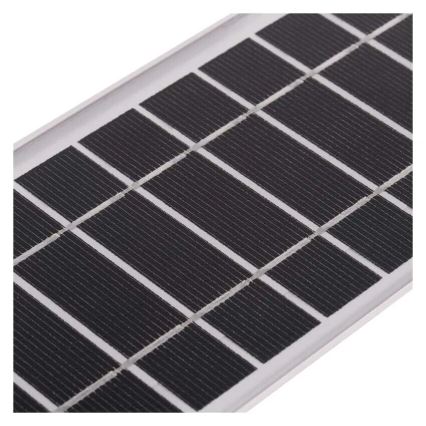LED Proiettore solare con sensore di movimento LED/3,7V 3000mAh 4000K IP65 bianco