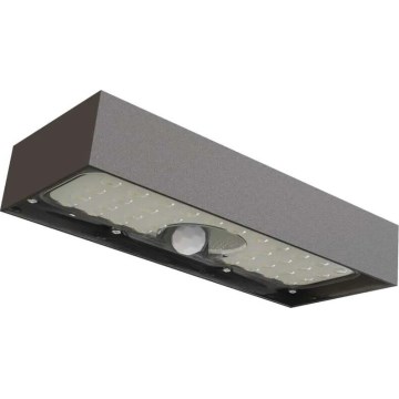 LED Proiettore solare con sensore di movimento LED/3,7V 3000mAh 4000K IP65 nero