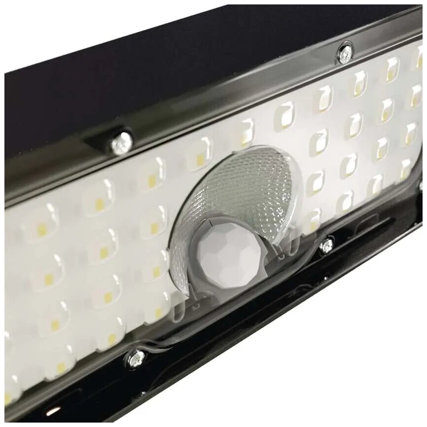 LED Proiettore solare con sensore di movimento LED/3,7V 3000mAh 4000K IP65 nero