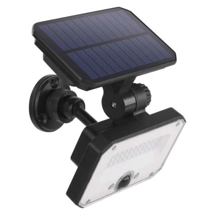 LED Proiettore solare con sensore di movimento SPILO LED/3,7V 3600mAh 3000K IP54 + telecomando