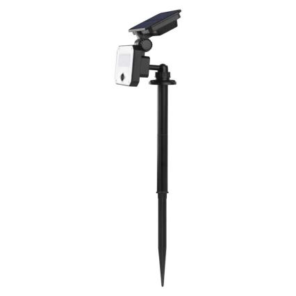 LED Proiettore solare con sensore di movimento SPILO LED/3,7V 3600mAh 3000K IP54 + telecomando