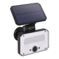 LED Proiettore solare con sensore di movimento SPILO LED/3,7V 3600mAh 3000K IP54 + telecomando