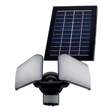 LED Proiettore solare da esterno con sensore LED/20W/5,5V IP44