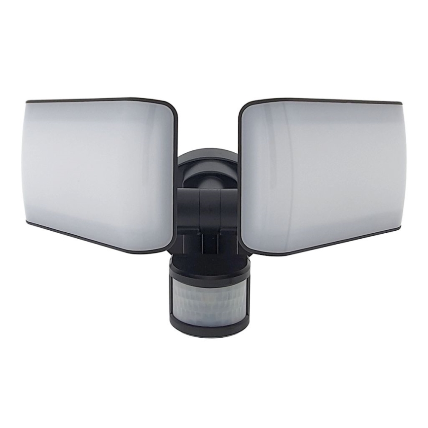 LED Proiettore solare da esterno con sensore LED/20W/5,5V 2400 mAh IP44