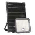 LED Proiettore solare da esterno con sensore LED/30W/6,4V IP65 3000/4000K 6000 mAh + telecomando