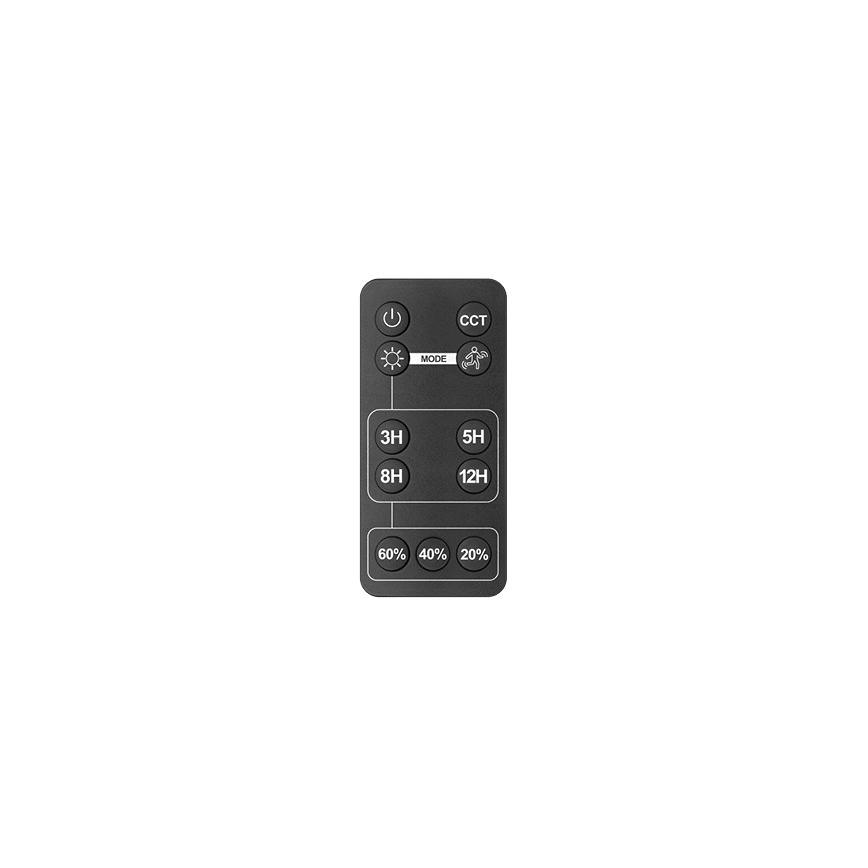 LED Proiettore solare da esterno con sensore LED/30W/6,4V IP65 3000/4000K 6000 mAh + telecomando
