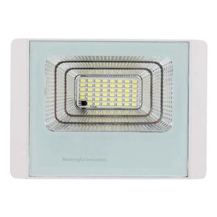 LED Proiettore solare da esterno LED/12W/3,2V IP65 6400K + telecomando