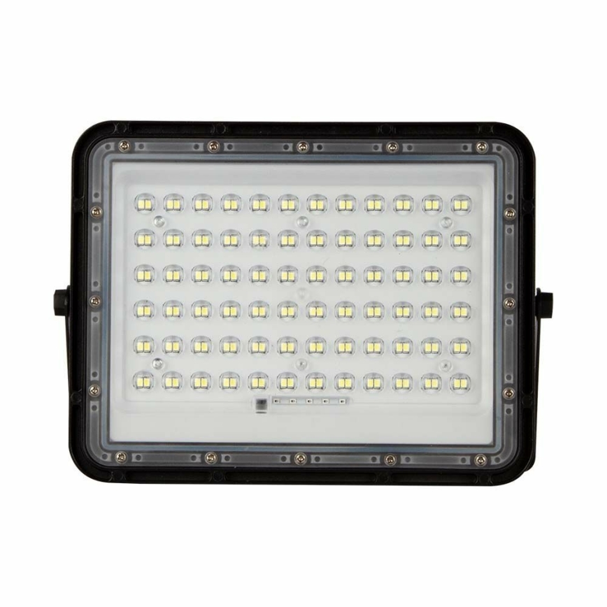 LED da esterno dimmerabile solare per riflettore LED/15W/3,2V IP65 4000K 12000 mAh nero + telecomando