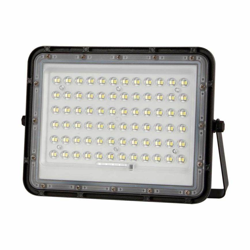 LED da esterno dimmerabile solare per riflettore LED/15W/3,2V IP65 4000K 12000 mAh nero + telecomando