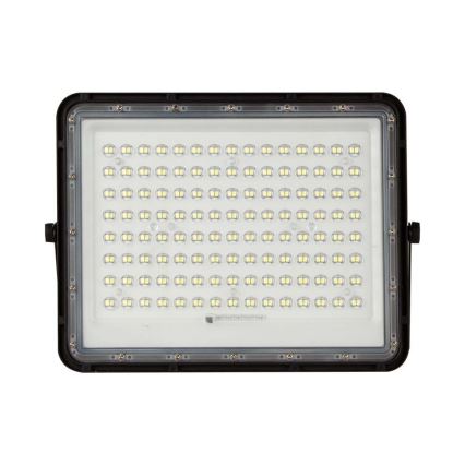 LED Proiettore solare da esterno LED/200W/3,2V 4000K nero IP65 + telecomando