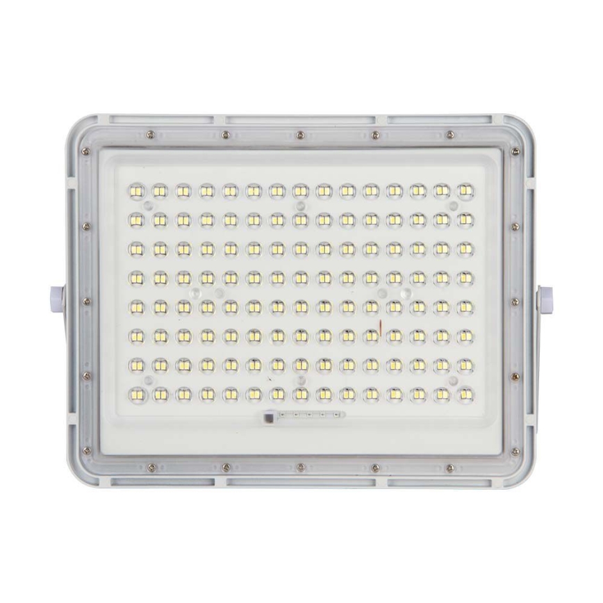 LED Proiettore solare da esterno LED/20W/3,2V 6400K bianco IP65 + telecomando
